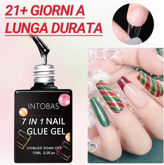 Detalle 2 de INTOBAS 7 In 1 Colla Unghie Extra Forte 15 ml
