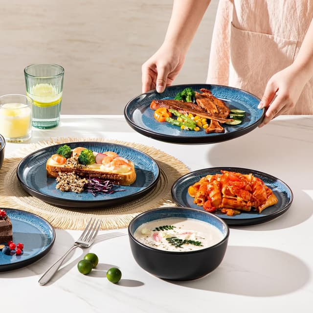 Thumbnail 4 de vancasso Playa Blue 12-Piece Dinner Set