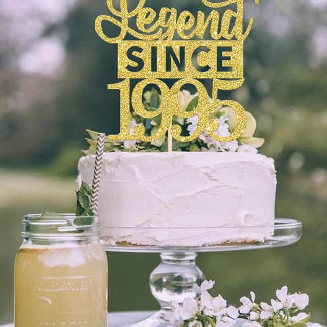 Thumbnail 2 de SYKYCTCY 31th Tortendeko mit Glitter Schrift