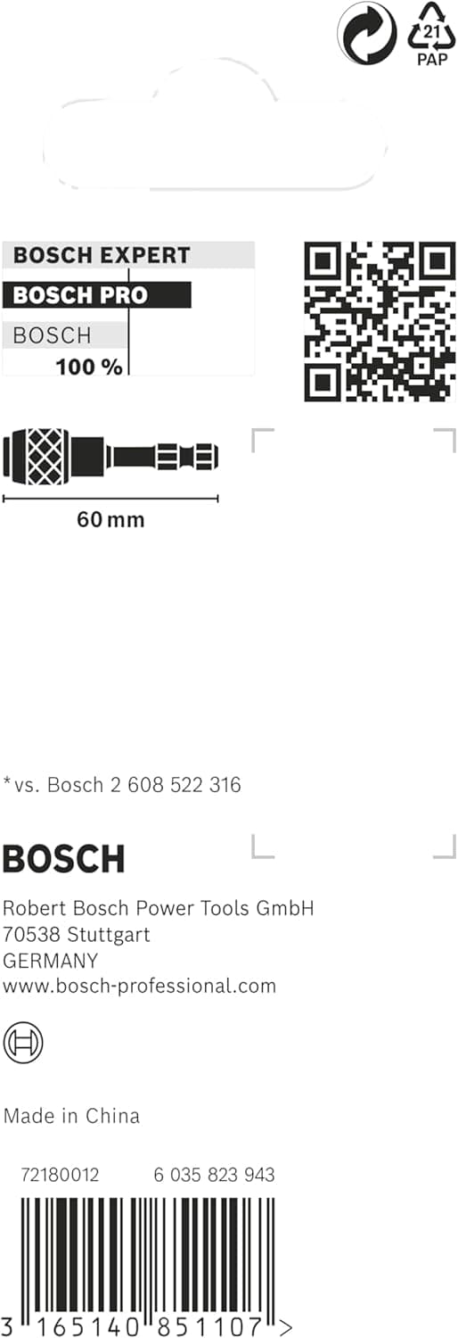 Detalle de Bosch Portabit PRO Quick Change Impact (145 x 65 mm) per avvitatore