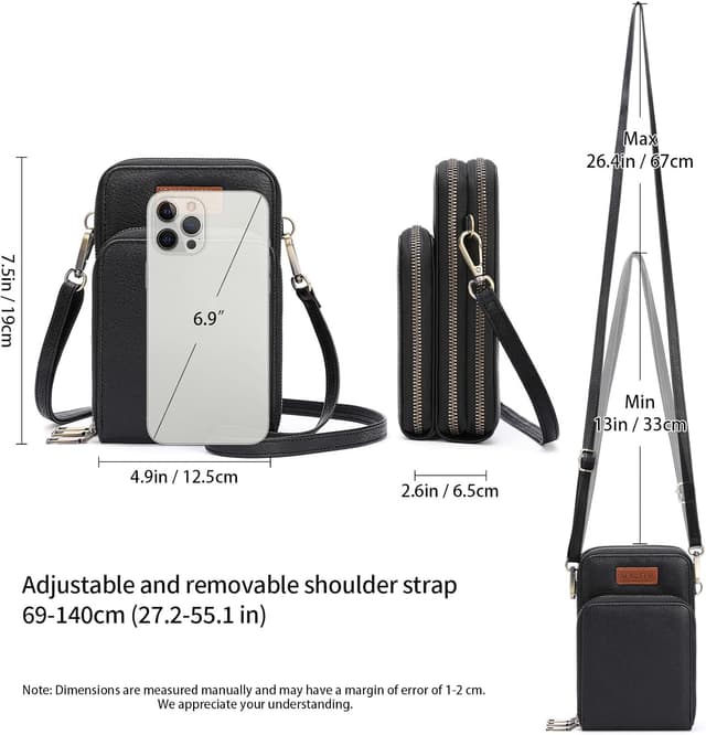 Detalle 1 de SENDEFN phone bag crossbody 6.8 inch