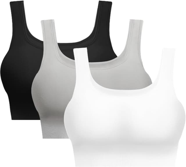 Detalle de SIMIYA seamless sports bra top with pads