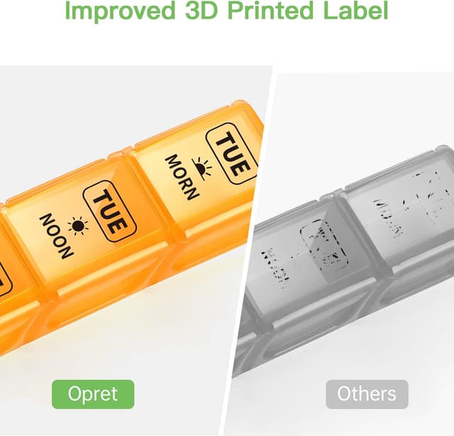 Thumbnail 5 de Opret Weekly Pill Organiser 21 compartments 💊