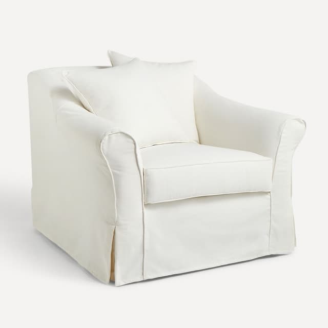 Detalle de El Corte Inglés Menorca, sillón desenfundable algodón y lino 🛋