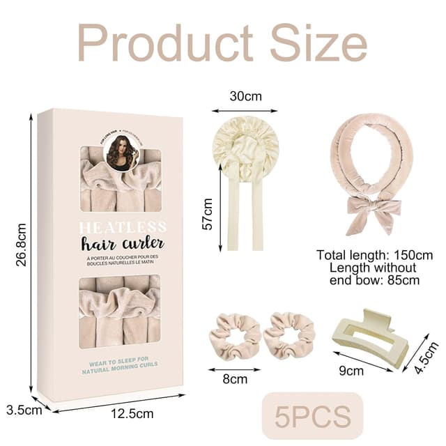 Thumbnail 1 de Heatless Lockenwickler Über Nacht 60"