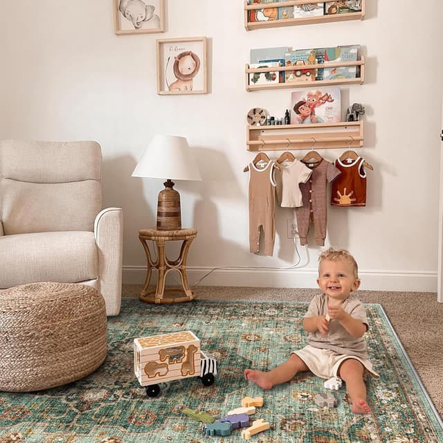 Thumbnail 3 de TOPRUUG 9x12 Washable Area Rug