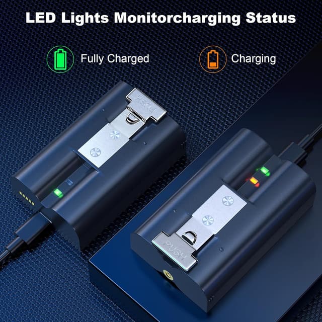 Detalle de Jsoprtvr 2-Pack 3.65V 6040mAh Quick Release Replacement Battery Pack for Ring Doorbells & Cams