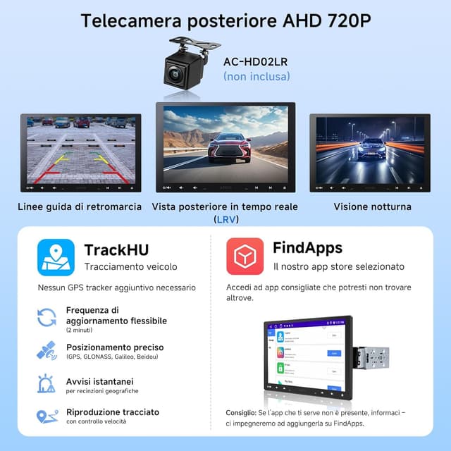 Thumbnail 6 de ATOTOZONE A5L autoradio Android con schermo FlexView Pro QLED da 10,1" e CarPlay/Android Auto wireless