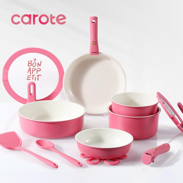 Thumbnail 1 de CAROTE 18-Piece Ceramic Cookware Set — Nonstick