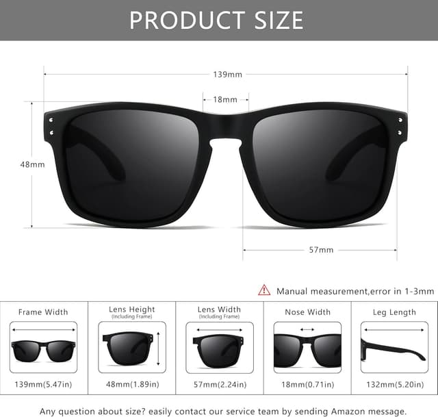 Detalle de SUNGAIT Polarisées Polarisées Polarisées Polarisées Lunettes de soleil homme antidérapantes Polarisées pour conduite, golf et activités