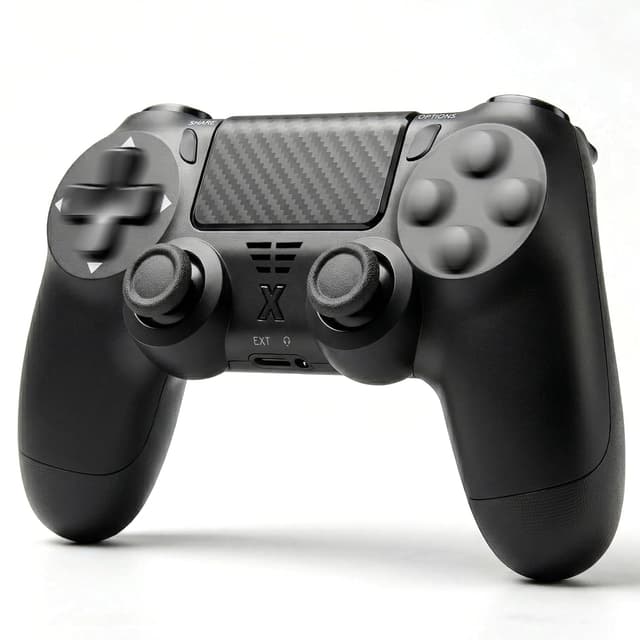 Detalle de Suoxiom Wireless Controller für P4 / P4 Slim / P4 Pro und PC (Windows) – Bluetooth Gamepad mit Touch-Panel, 6-Achsen-Gyro und 3,5-mm-Audioanschluss