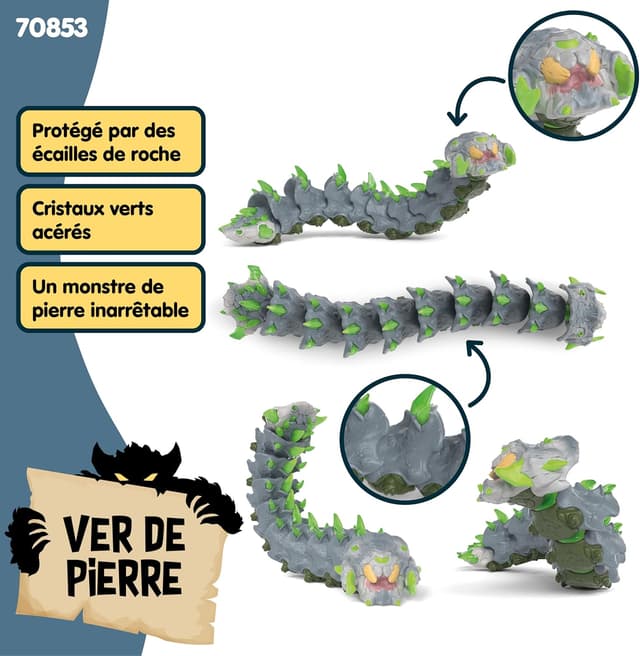 Detalle de schleich ELDRADOR figurine Ver de Pierre 26cm