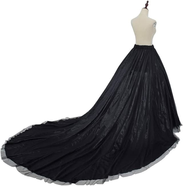 Thumbnail 3 de GRACEART Bridal Tulle Train Skirt 219 cm