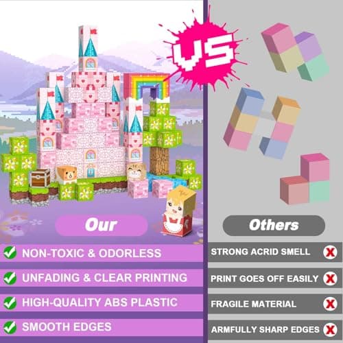 Detalle 2 de Crifeton Bloques Magnéticos de Construcción para Niños 🧲