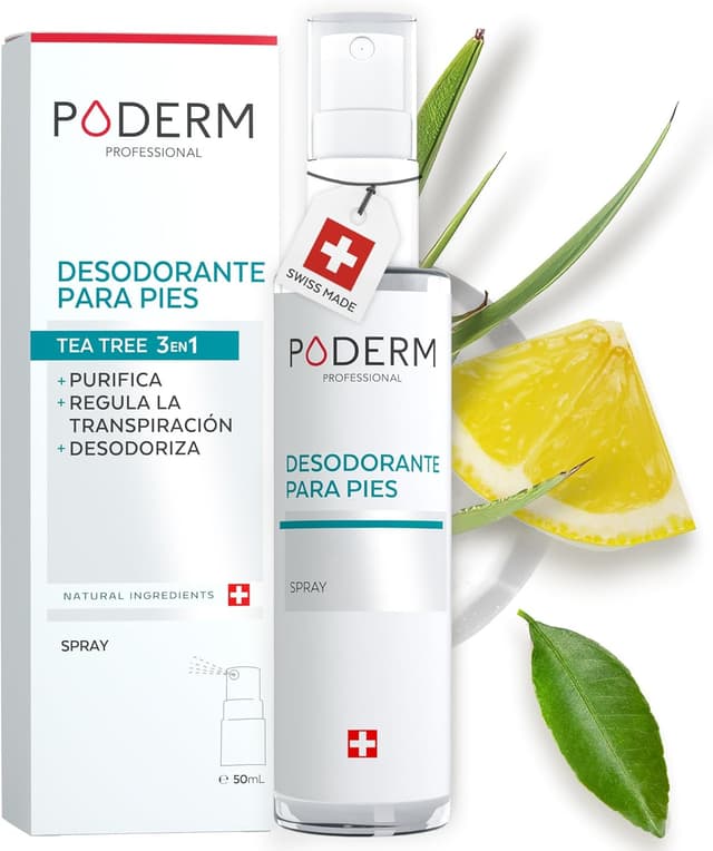 Detalle de Poderm Spray Purificante de Pies para Micosis