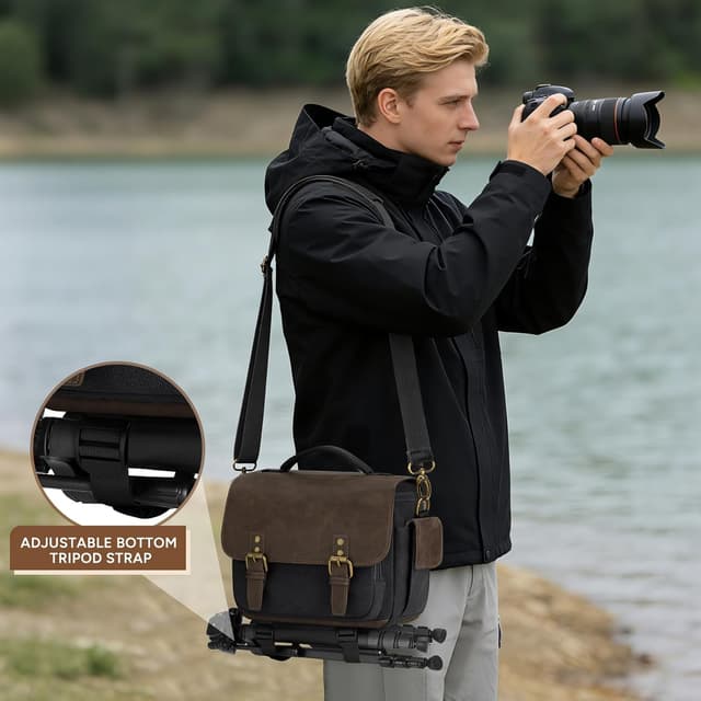 Thumbnail 6 de RAINSMORE Camera Bag, Small 26 cm sling