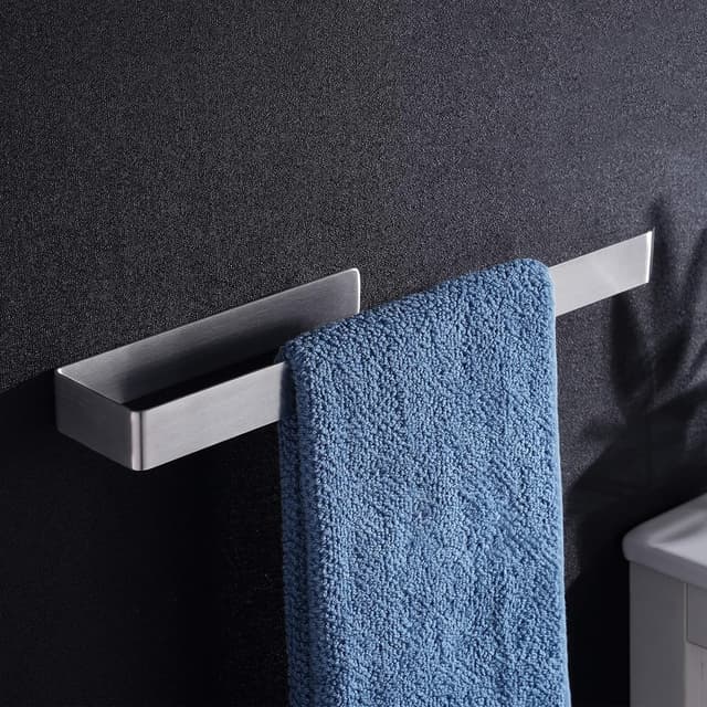 Detalle de Aikzik Handtuchhalter ohne Bohren aus 304 Edelstahl für Bad & Küche – silber