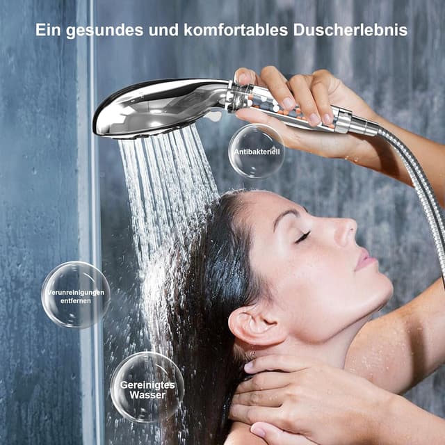 Thumbnail 7 de Alcachofa SURFOU con 10 modos, ahorro y filtro 💧