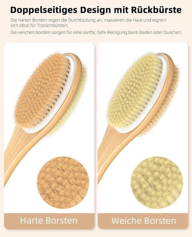 Thumbnail 1 de Metene Rückenbürste Körperbürste mit Natürlichen Borsten