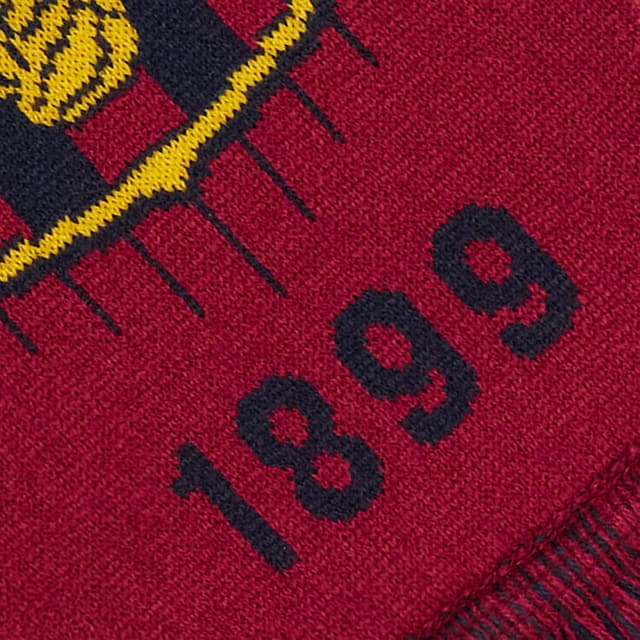 Detalle 2 de Icon Sports officially licensed FC Barcelona soccer scarf (unisex, 100% acrylic)