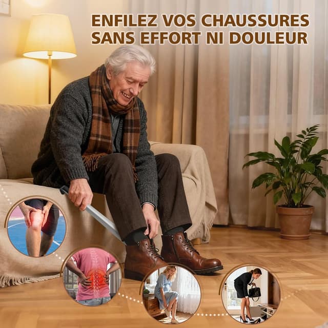 Detalle de ZOMAKE Chausse-pied Long 42 cm lot de 2