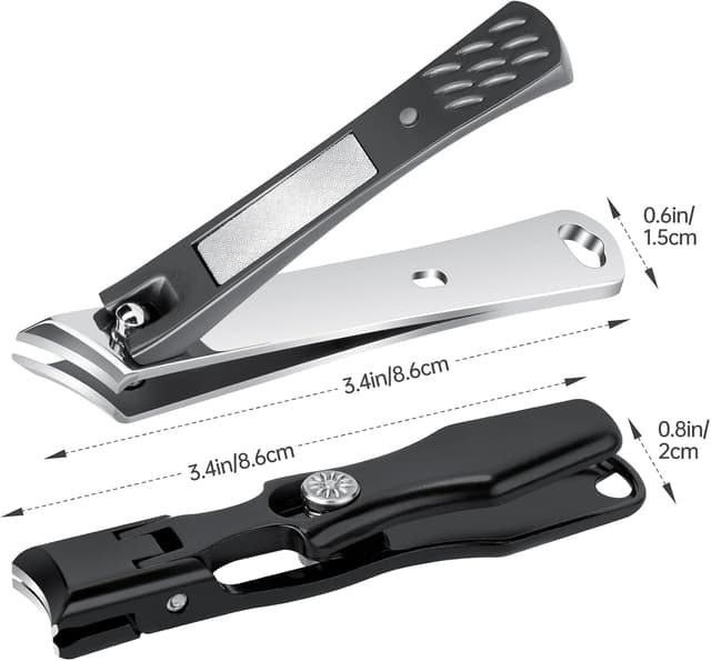 Thumbnail 6 de NiHome Heavy Duty Nail Clippers for Thick, Hard Toenails (Set of 2) with Wide 16mm Opening