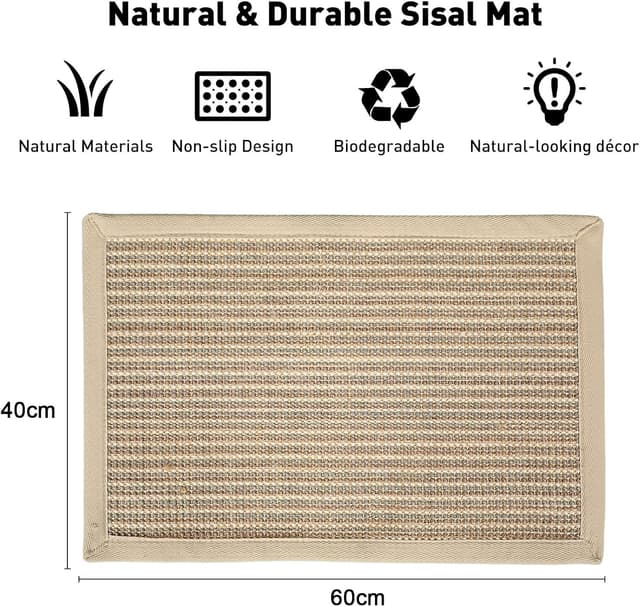 Detalle de FUKUMARU cat scratcher mat 40 x 60 cm