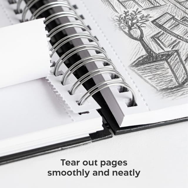 Detalle de Zenacolor sketchbook A4, 200 gsm hardback