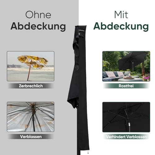 Thumbnail 3 de Sekey Carcasa para sombrilla de 400 cm, 100% poliéster🛡