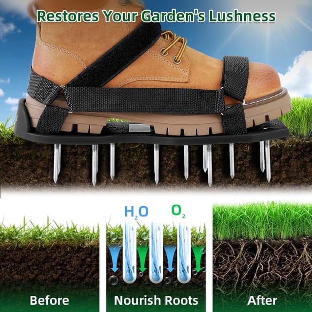 Detalle 2 de Ohuhu Lawn Aerator Shoes