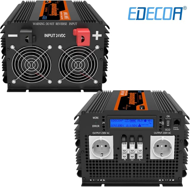 Detalle de EDECOA Inverter pure wave 3500W 24V