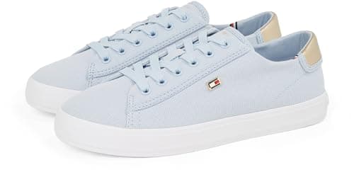 Detalle de Tommy Hilfiger Sneakers Mujer Canvas Azul 💙 Talla 41