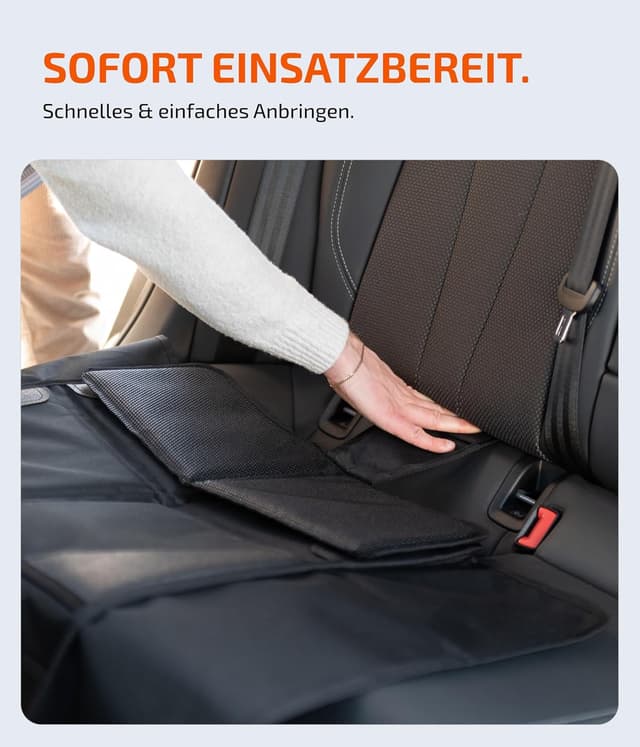 Thumbnail 4 de LIONSTRONG Kindersitzunterlage XL Schutz, Schwarz