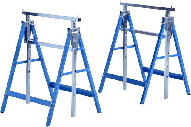 Imagen de Tréteaux pliables 80–130 cm Lot de 2 en OfertitasTOP