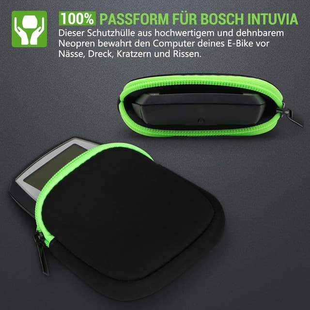 Detalle 2 de CLOPAE 2er-Set Displayschutz & Schutzhülle für E-Bike-Displays (transparent) – passend für Bosch Intuvia