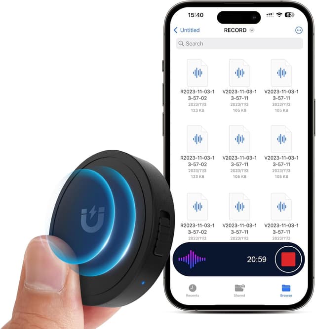 Imagen de Elasound 132G Voice Recorder 100H battery life en OfertitasTOP