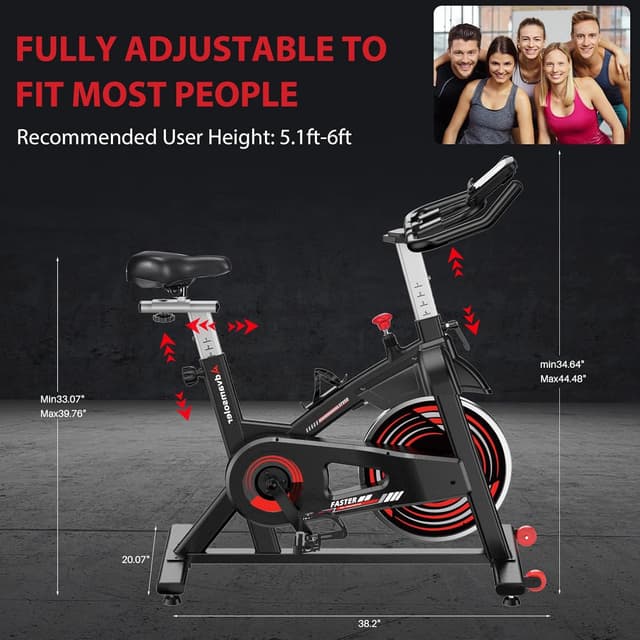 Thumbnail 6 de Stationary Exercise Bike with Smart App
