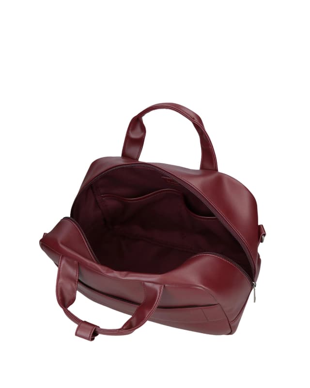 Detalle 1 de Pepe Jeans Sprig neceser bandolera con bolsillo frontal burdeos