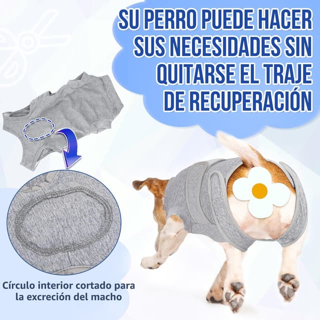 Thumbnail 4 de SlowTon Traje de recuperación para perros 95% algodón