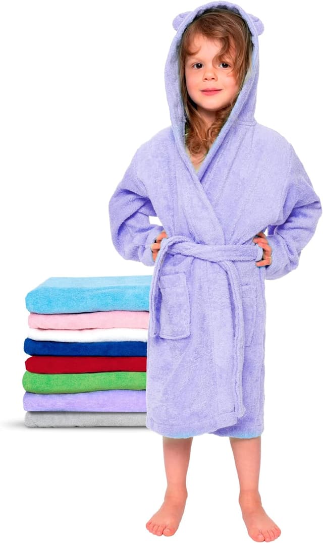 Imagen de Twinzen Kinderbademantel 100% Baumwolle OEKO-TEX en OfertitasTOP