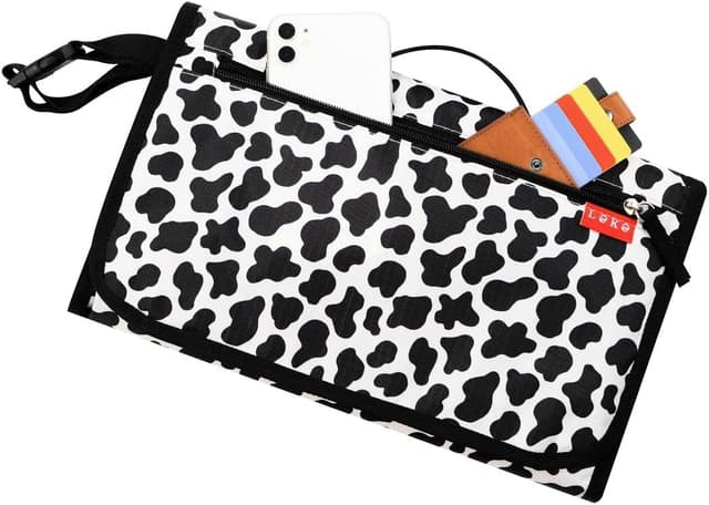 Thumbnail 6 de Lekebaby Cow Stria changing mat