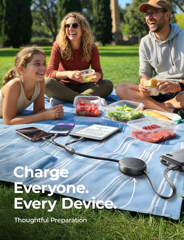 Thumbnail 6 de LISEN Multi Charging Cable 3-in-1 Retractable Cable 🔌