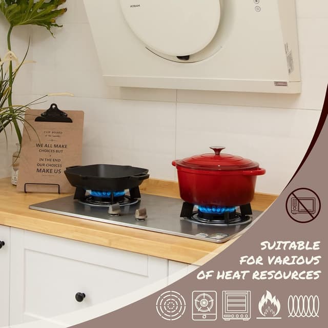 Thumbnail 6 de Overmont 26cm Enamelled Cast Iron Casserole