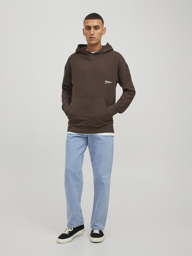 Detalle de Jack & Jones JJIEDDIE Jjoriginal — jean homme à coupe ample taille haute