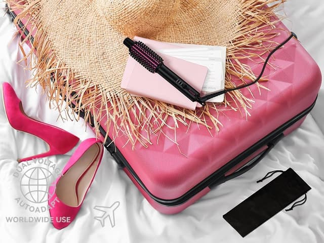 Thumbnail 6 de FARERY Mini Thermal Brush Heizbare Rundbürste 25 mm – 3 Temperaturstufen (160–200 °C) für Locken & Volumen