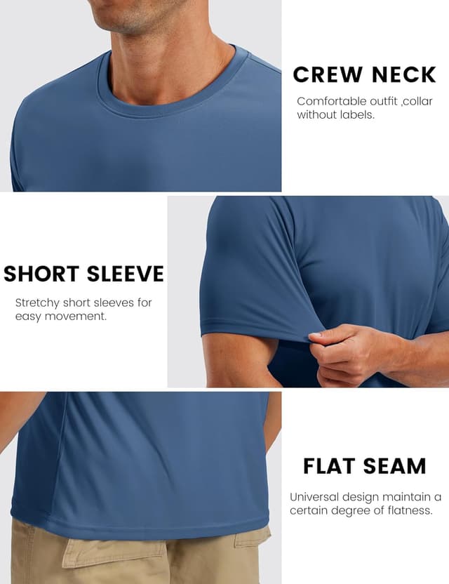 Thumbnail 5 de TACVASEN UV-Schutz T-Shirts UPF 50+ Kurzarm