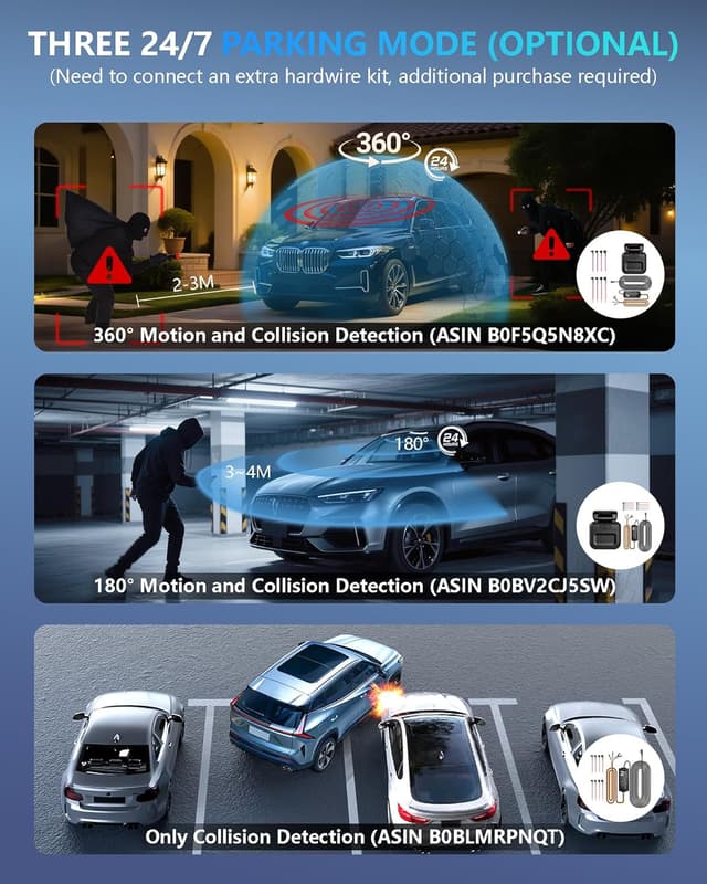 Thumbnail 5 de V8PLUS Dash Cam 4K 4-Channel Car Camera