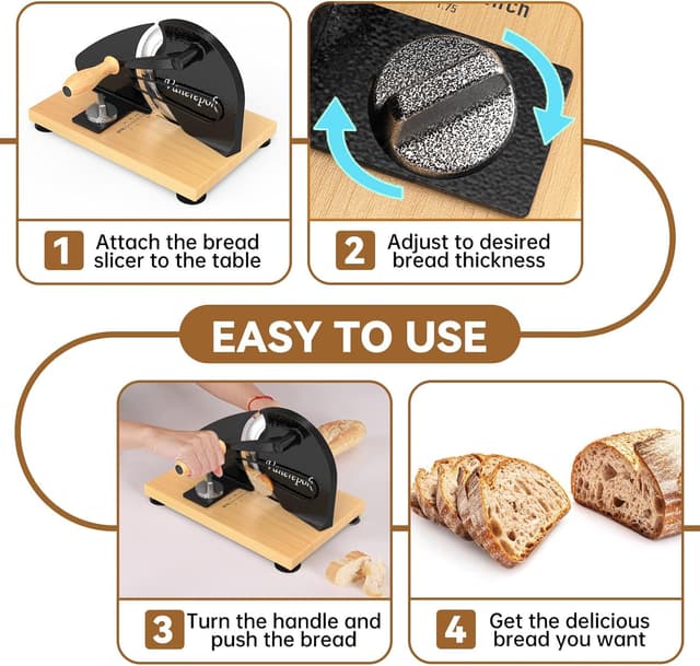 Thumbnail 5 de vanerepok Manual Bread Slicer 0.8 in