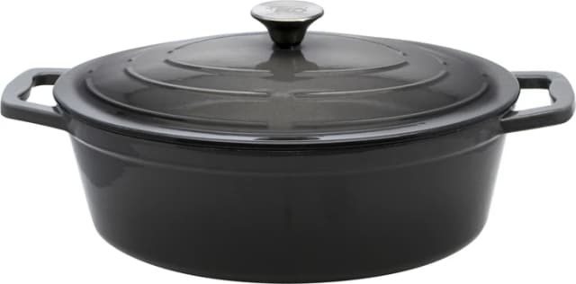 Thumbnail 7 de Elo Gusseiserner Bräter Oval 33 cm Basaltgrau 🍲