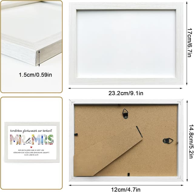 Detalle de Hochzeits Geldgeschenk Spardose 23 x 17 cm